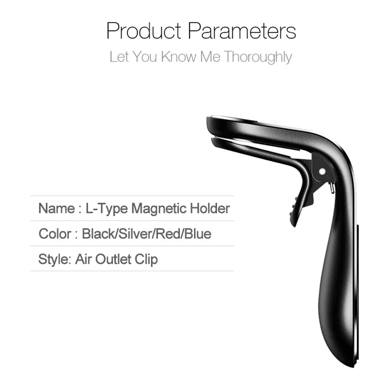 Magnetic Car Phone Mount – Universal Metal Holder for Audi Series Vehicles