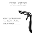 Magnetic Car Phone Mount – Universal Metal Holder for Audi Series Vehicles