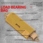 Tactical Helmet Counterbalance Pouch – Adjustable Weight Bag for Airsoft
