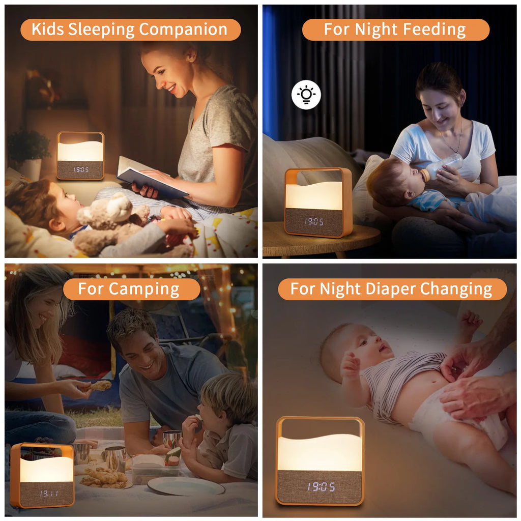 Rechargeable LED Night Light – Eye Protection Lamp for Baby Nursery