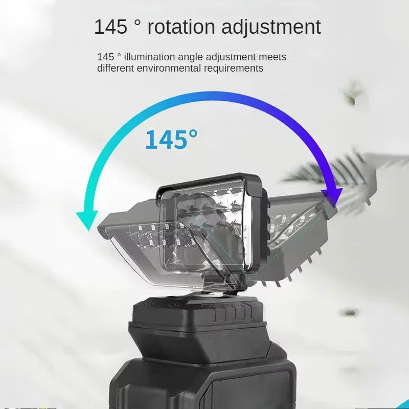 4in LED Cordless Spotlight – Portable Work Light for Camping and Fishing