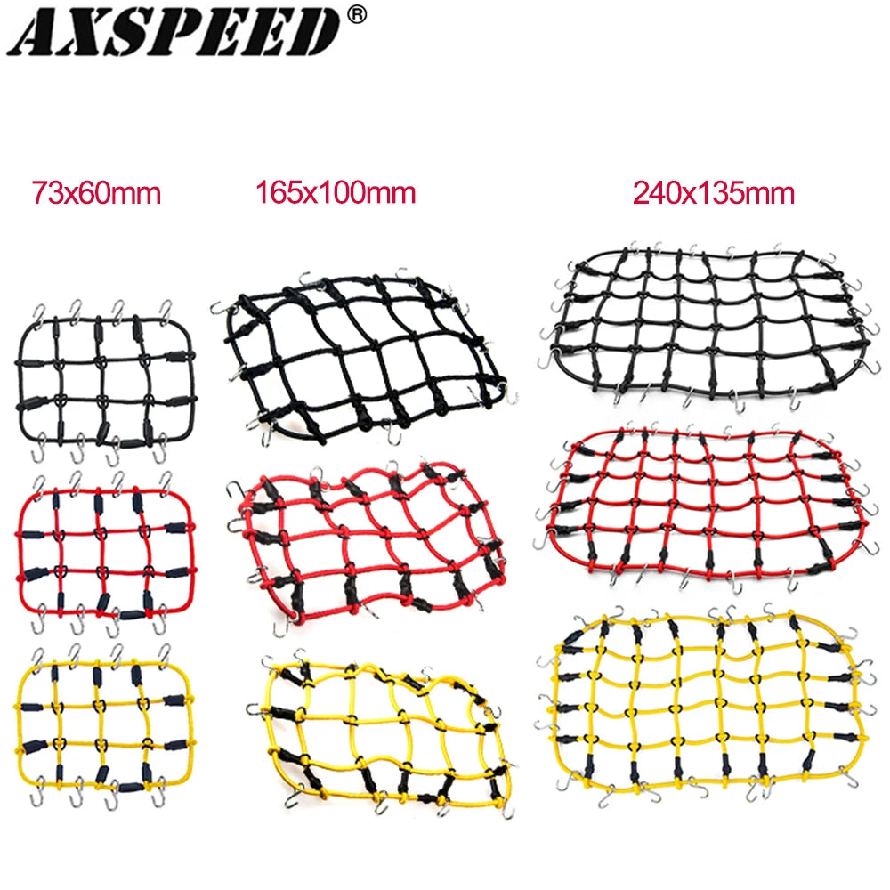 Elastic Luggage Net – Roof Rack Storage for 1/10 to 1/24 RC Crawler Cars