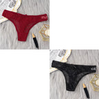 Lace G-String Thongs – Low Waist Sexy Lingerie for Women
