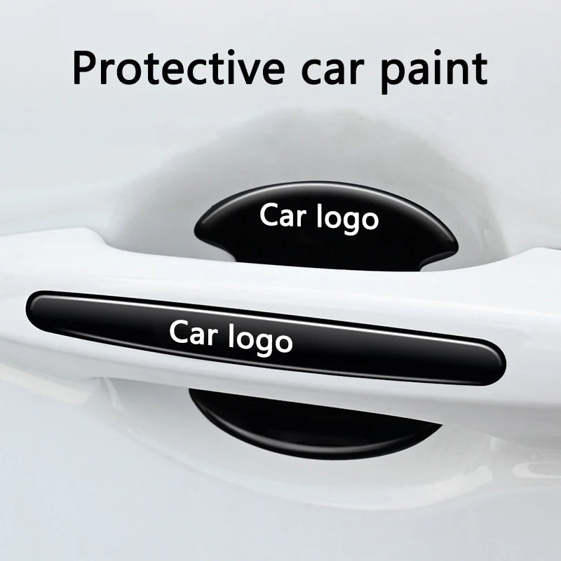 TPU Car Door Handle Protectors – Anti-Scratch Trim for Volkswagen Vehicles