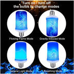 LED Flame Effect Light Bulb – Dynamic Fire Simulation for Home Decoration