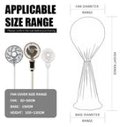 Jacquard Elastic Fan Cover – Full Coverage Dust Protector for Tower Fans