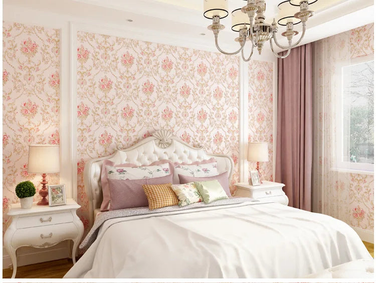 Self-Adhesive 3D Floral Wallpaper – Thickened Wall Decor for Bedroom Living Room