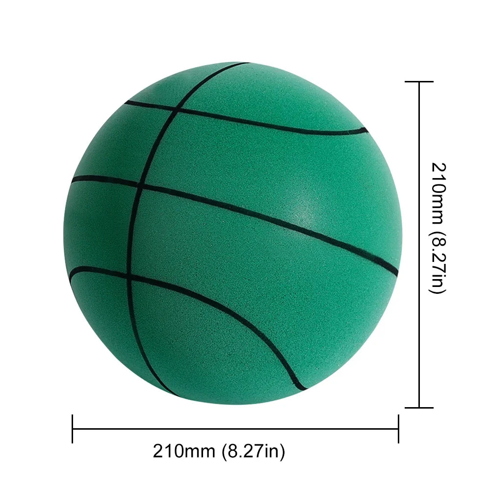 Silent Foam Basketball – Lightweight Elastic Sports Toy for Kids Indoor Play