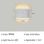 Modern LED Wall Sconce – Minimalist Indoor Lighting for Bedroom and Living Room