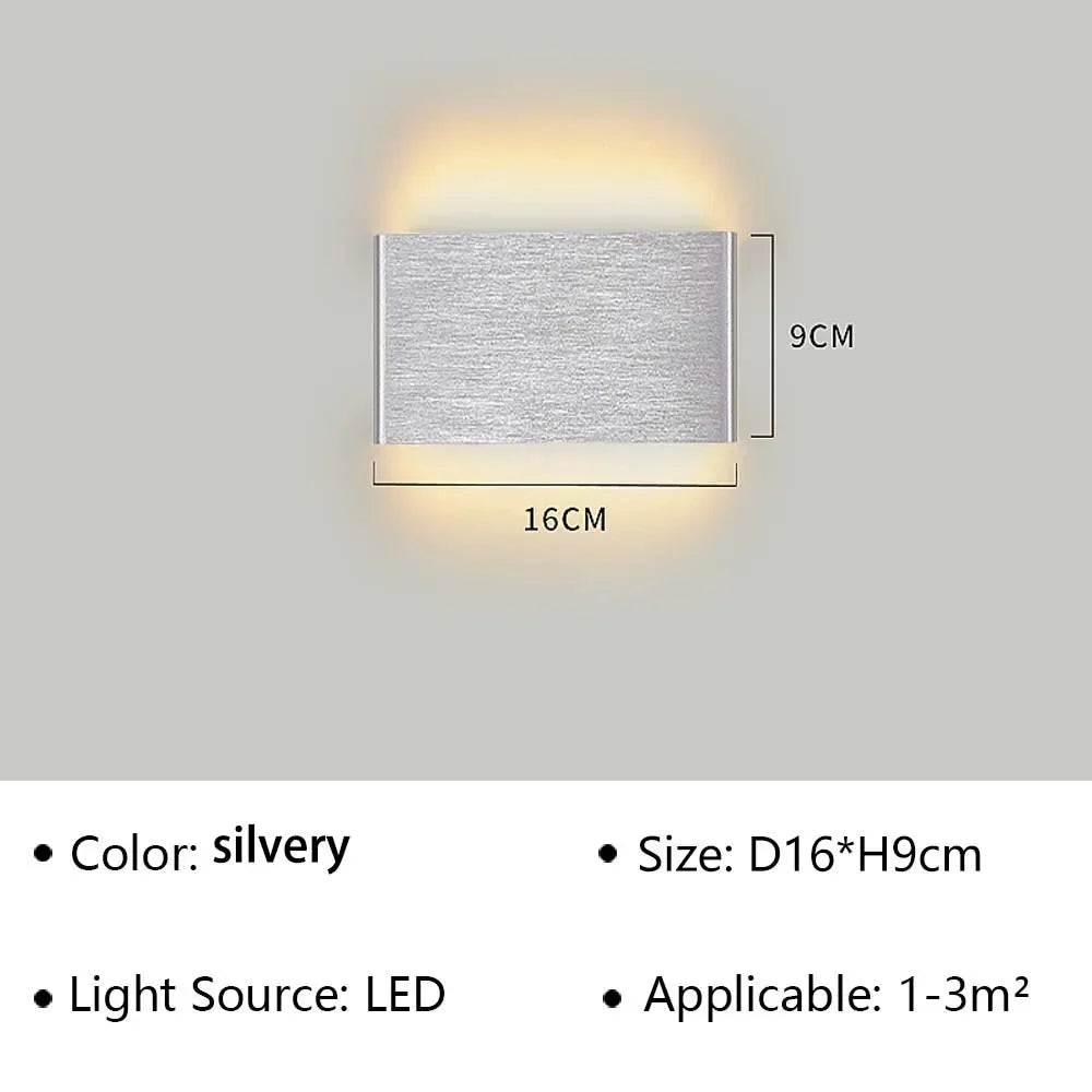 Modern LED Wall Sconce – Minimalist Indoor Lighting for Bedroom and Living Room