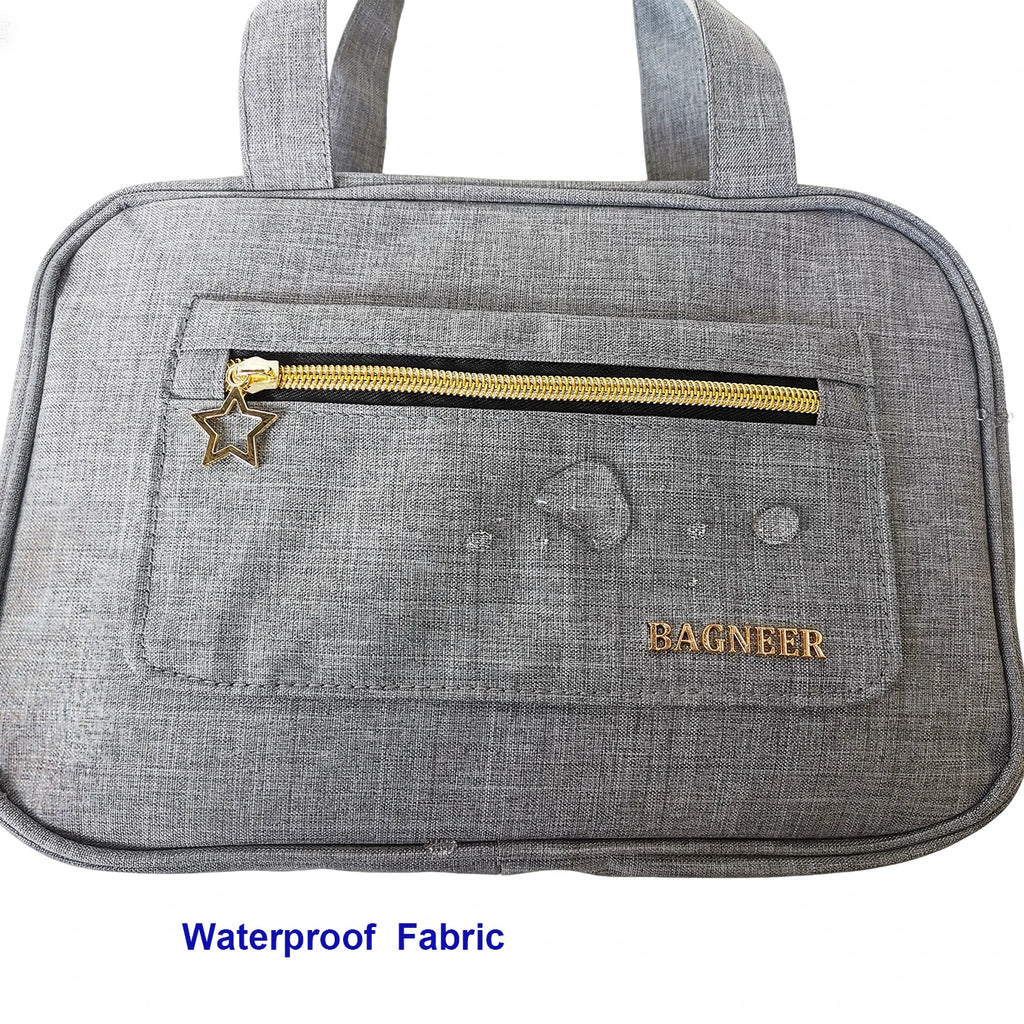 Foldable Toiletry Bag – Waterproof Travel Organizer for Cosmetic Storage