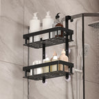 Three-Layer Wall Mounted Bathroom Rack – Shower Storage Organizer