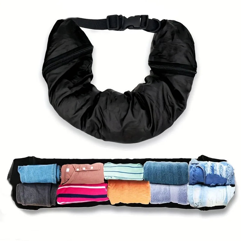 Memory Foam Travel Neck Pillow – Ergonomic Support for Airplane Flights