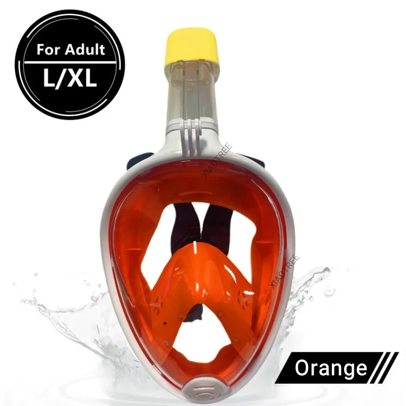 Full Face Snorkel Mask – Anti Fog Diving Gear for Adults and Kids