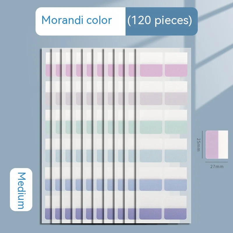 Transparent Sticky Note Index Tabs – Arrow Flags for Planner Page Markers