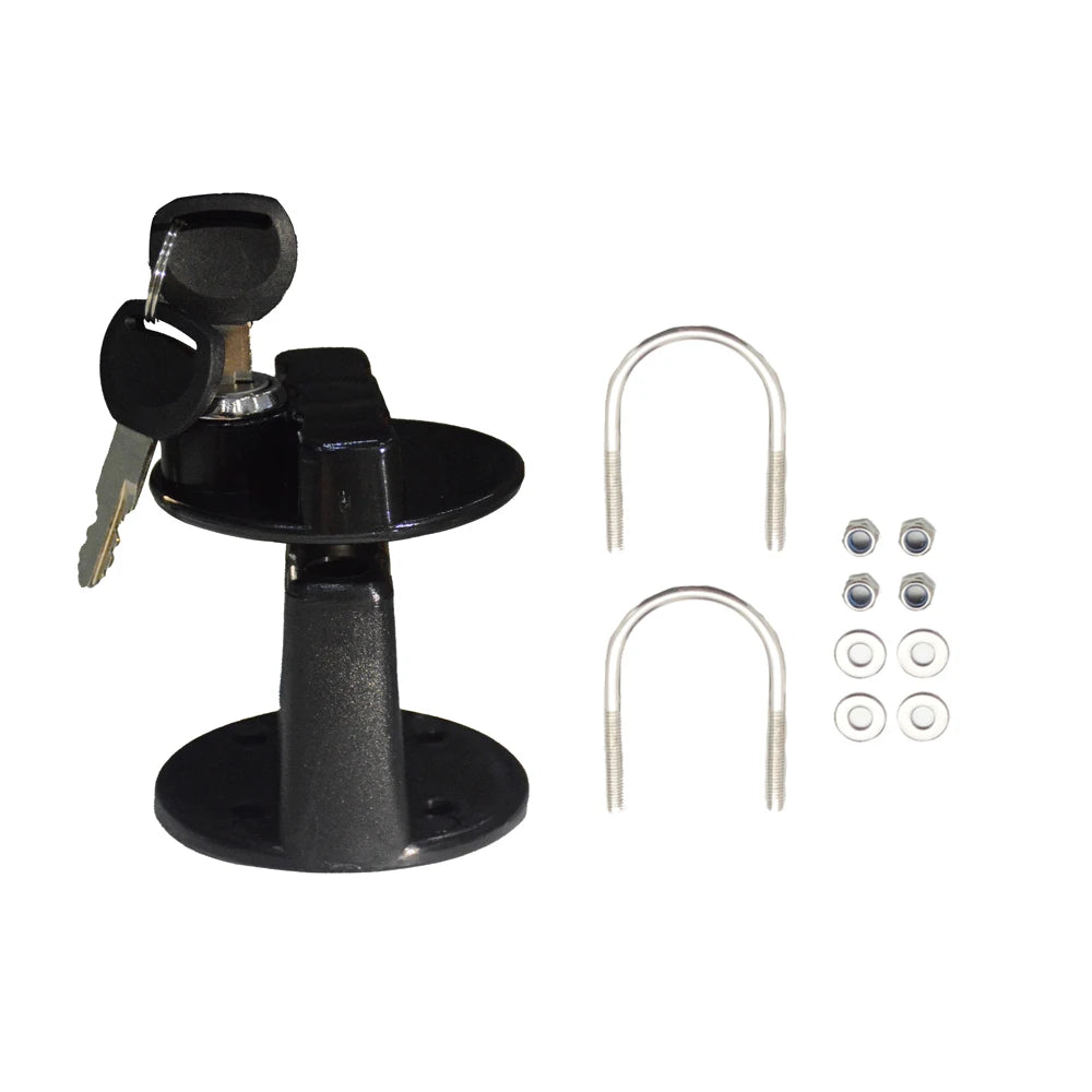 5L Plastic Fuel Canister – Lockable Backup Tank for Motorcycle SUV Storage