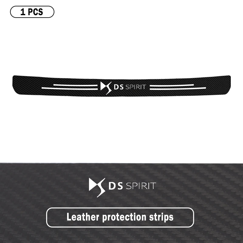 Carbon Fiber Trunk Sill Protector – Anti-Scratch Bumper Guard for DS Series