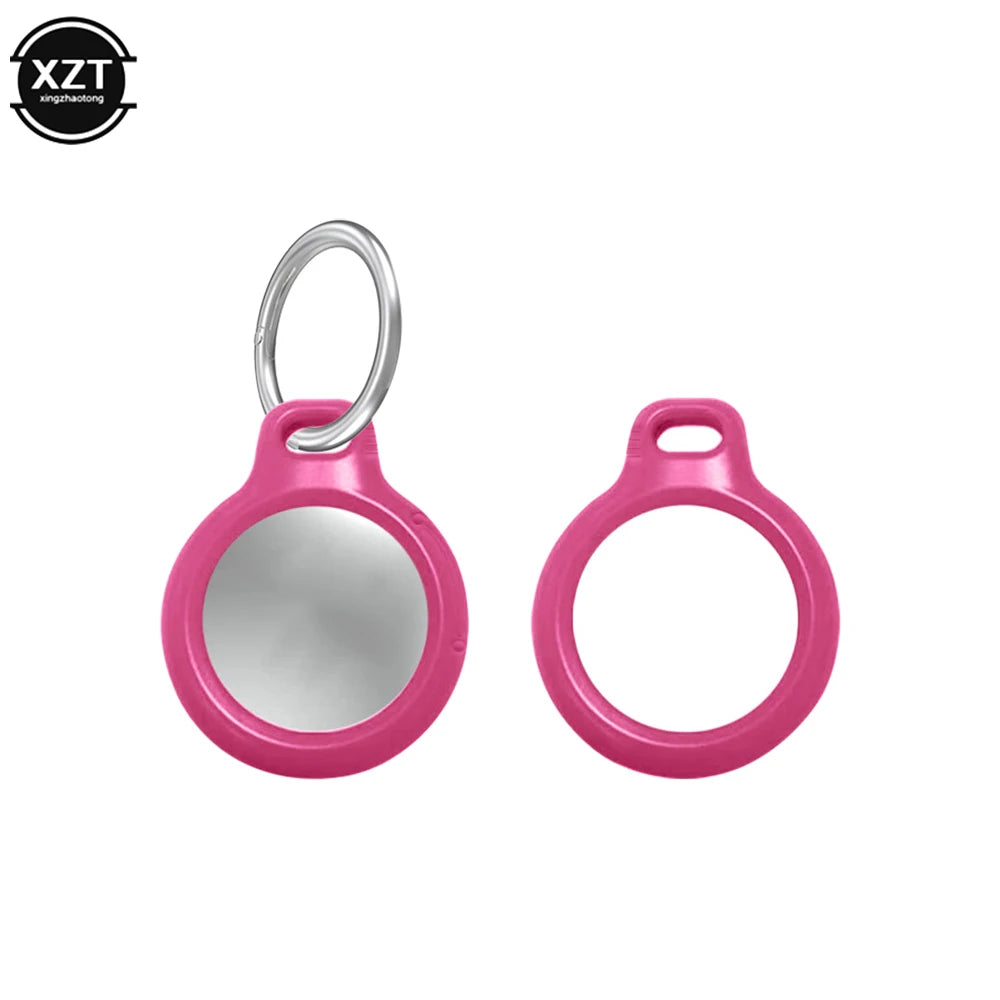 Protective Bumper Case with Strap for Airtag Tracker Keychain