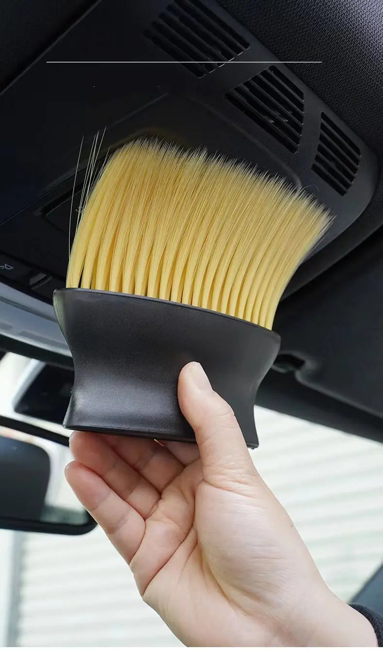 Soft Bristle Detailing Brush – Interior Dust Tool for Car Air Vents