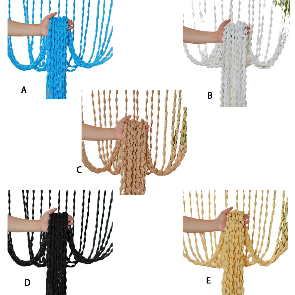 Beaded String Curtain – Decorative Tassel Divider for Home Wedding Salon