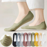 Cotton Invisible Low Cut Socks – Breathable Non-slip Liners for Casual Wear