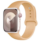 Silicone Apple Watch Sport Band – Adjustable Strap for Series 1-11 and Ultra