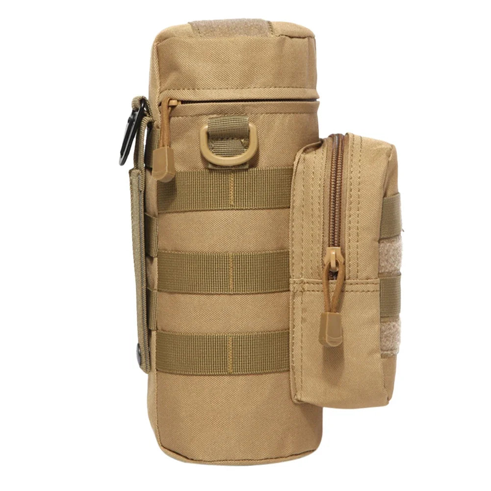 Molle Water Bottle Pouch – Tactical Kettle Carrier for Outdoor Camping