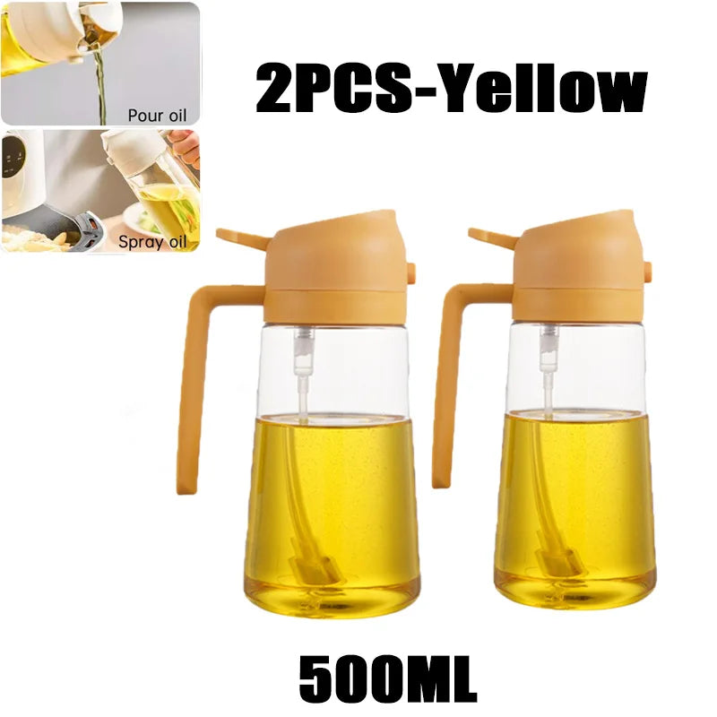 Oil Spray Bottle – Kitchen Vinegar Sprayer for BBQ Cooking and Baking