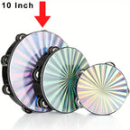 Double Row Radiant Tambourine – Handheld Rhythm Percussion for Music Education