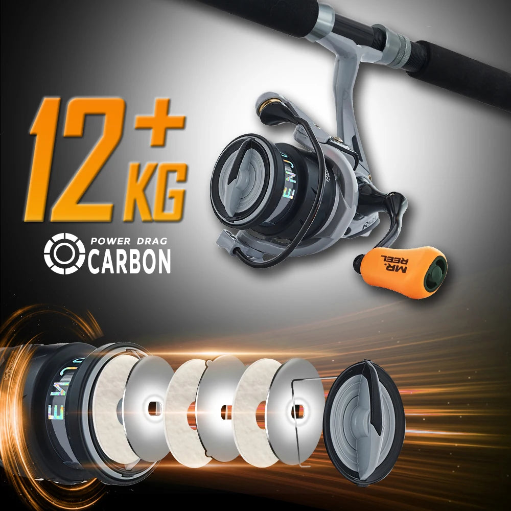 Spinning Fishing Reel – CNC Metal Alloy Spool for Freshwater Casting