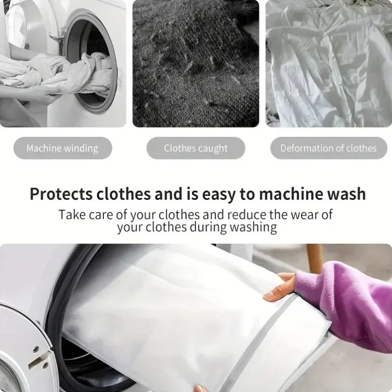 Honeycomb Mesh Laundry Bags – Durable Protective Net for Delicates Wash