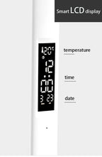 LED Desk Lamp – Rechargeable Touch Light with Alarm and Thermometer for Study