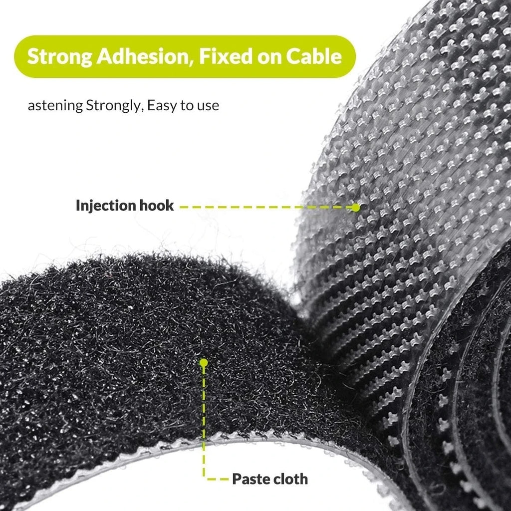 Cable Organizer Ties – Adjustable Cord Management for Desk and Electronics