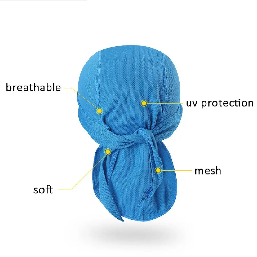 Sweat-Wicking Cycling Cap – Quick-Dry Sun Protection for Outdoor Sports