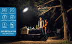 Portable LED Work Light – Telescoping Tripod for Outdoor Camping