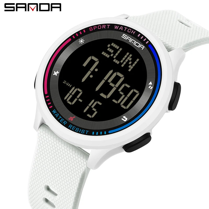 Digital Sports Watch – Waterproof Large Display for Outdoor Athletics