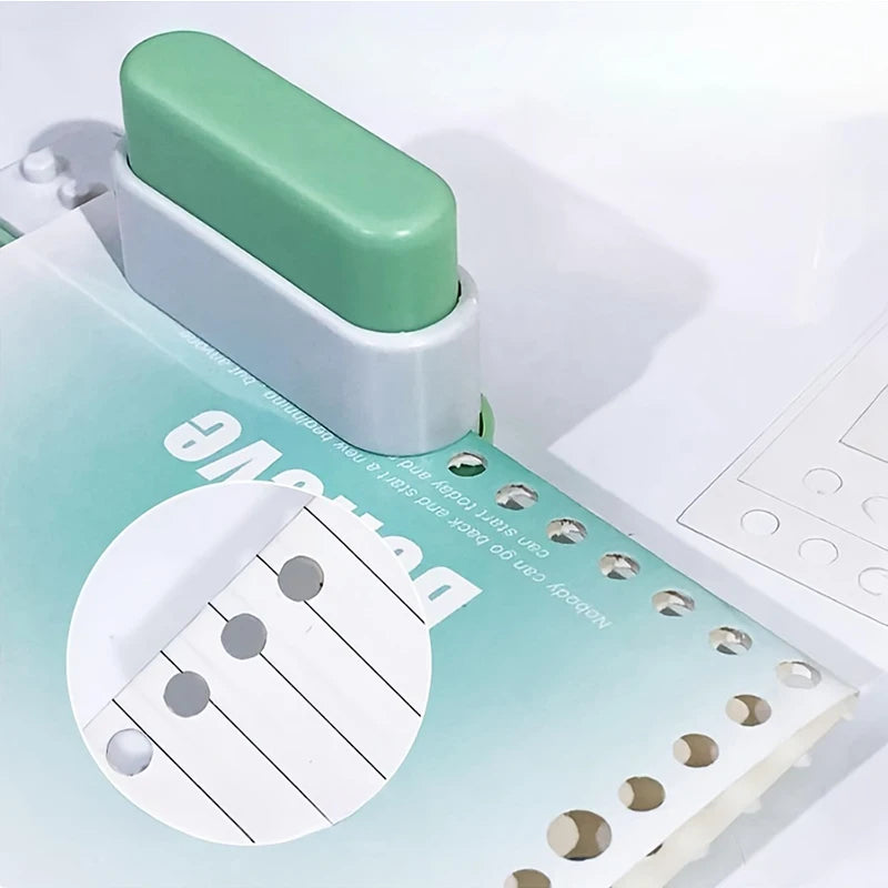 5-Hole Punch – Office Desk Organizer for DIY Notebook and File Binding