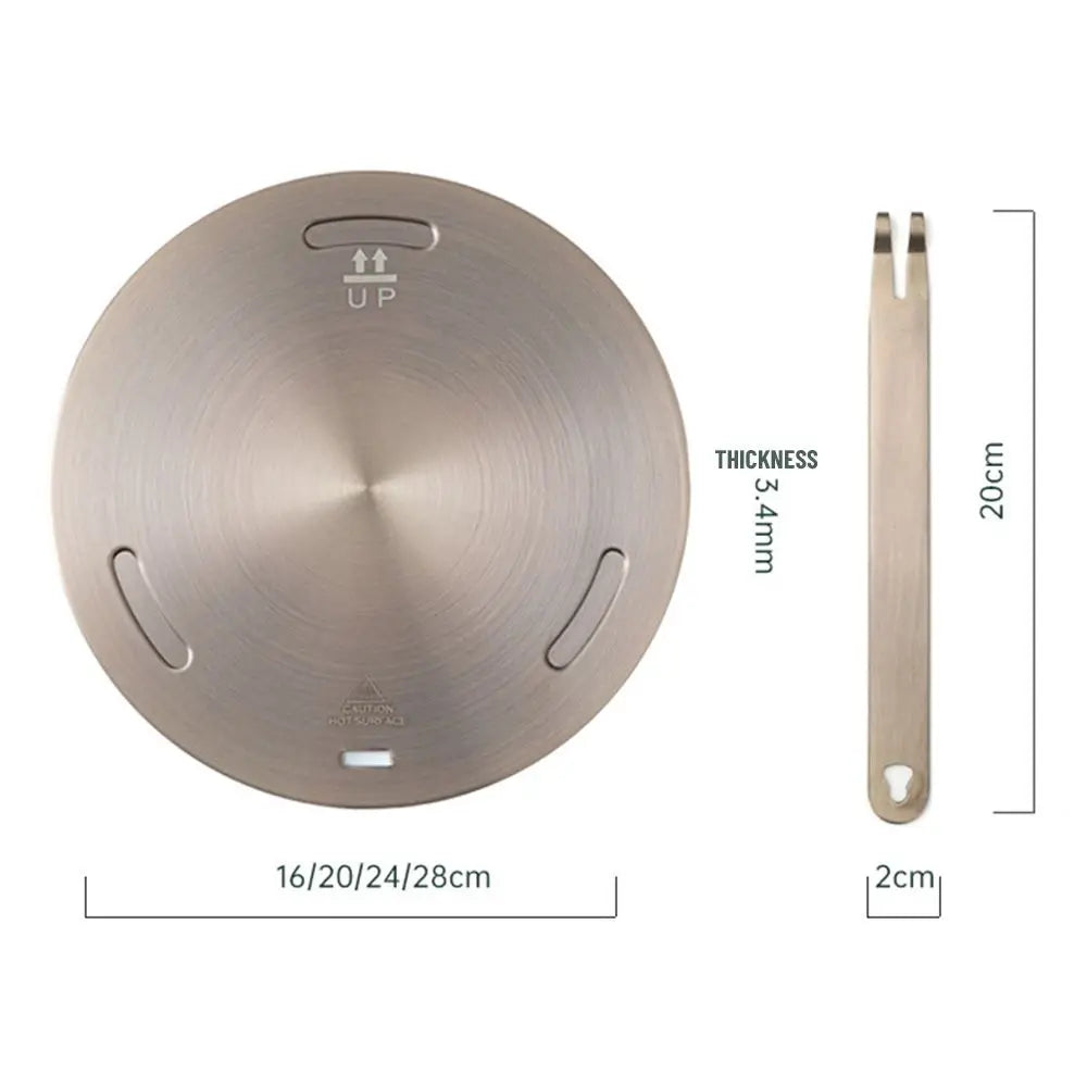 Stainless Steel Heat Diffuser Plate – Induction Cooker Stove Accessory