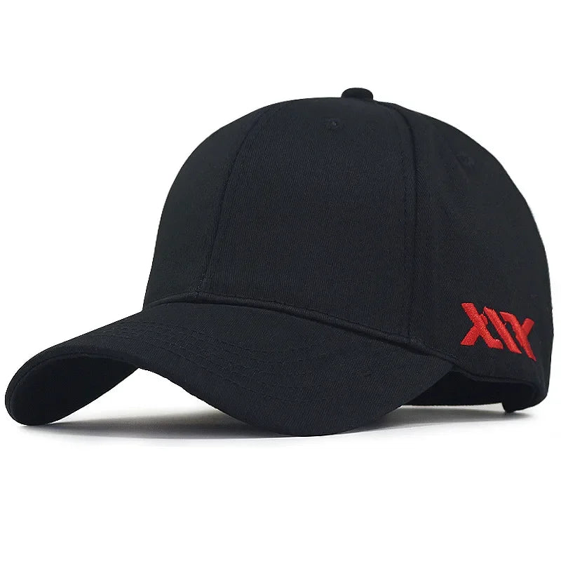 Oversized Cotton Baseball Cap – Adjustable Large Fit for Men and Women
