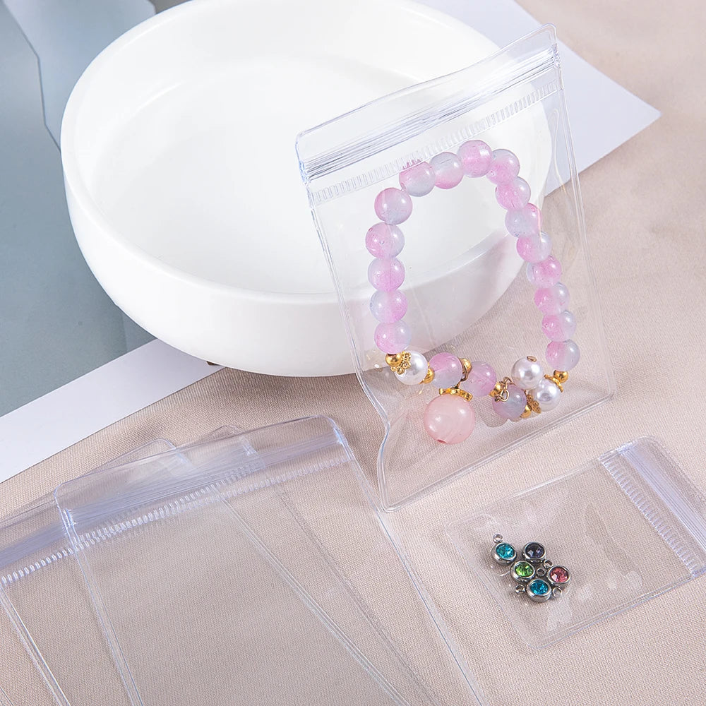Transparent Jewelry Storage Bags – Anti-Oxidation Pouches for DIY Packaging