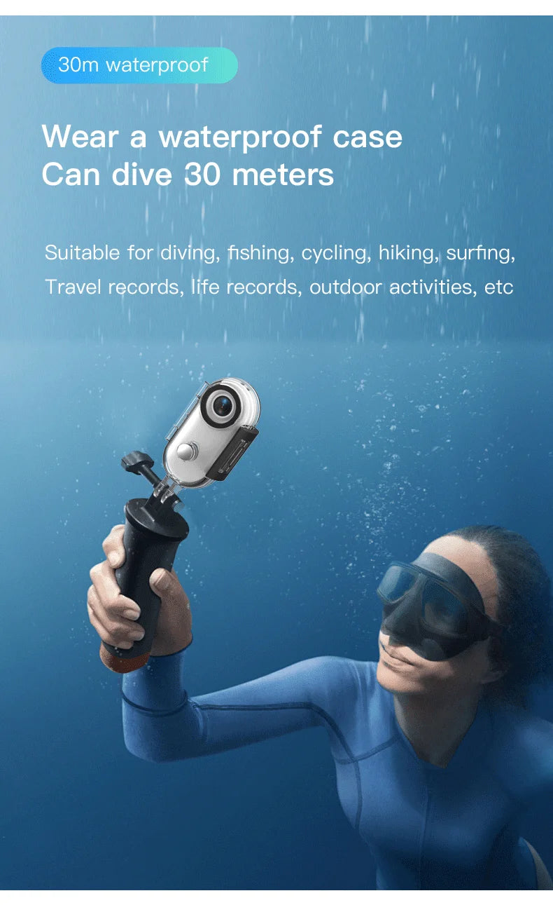 4K Mini Action Camera – Magnetic Wearable Cam for Outdoor Sports
