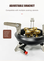 Portable High-Power Camping Gas Stove – Windproof Burner for Outdoor Cooking