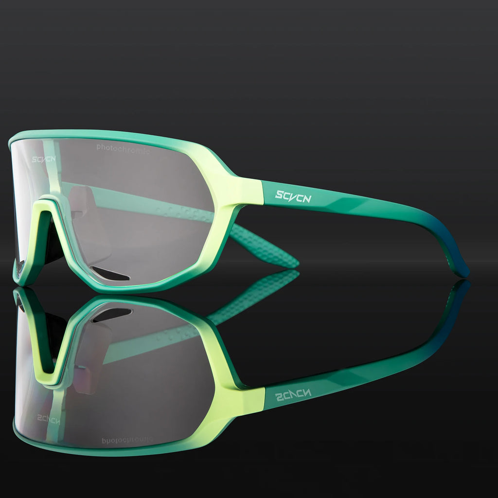 Photochromic Cycling Sunglasses – UV400 Protective Eyewear for MTB Sports