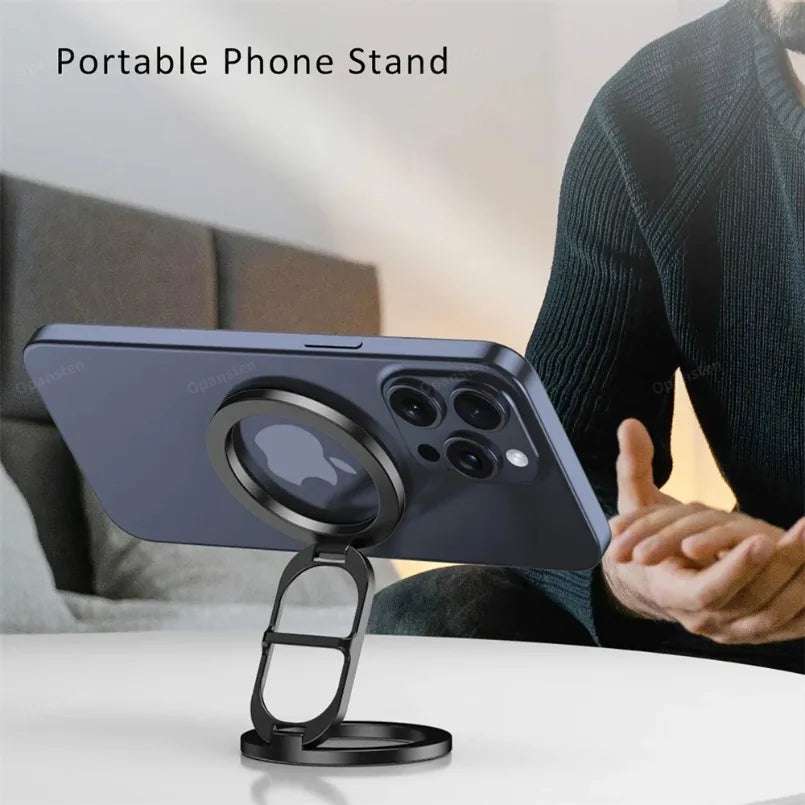 Magnetic Phone Ring Holder – Double-Sided Kickstand for MagSafe iPhone