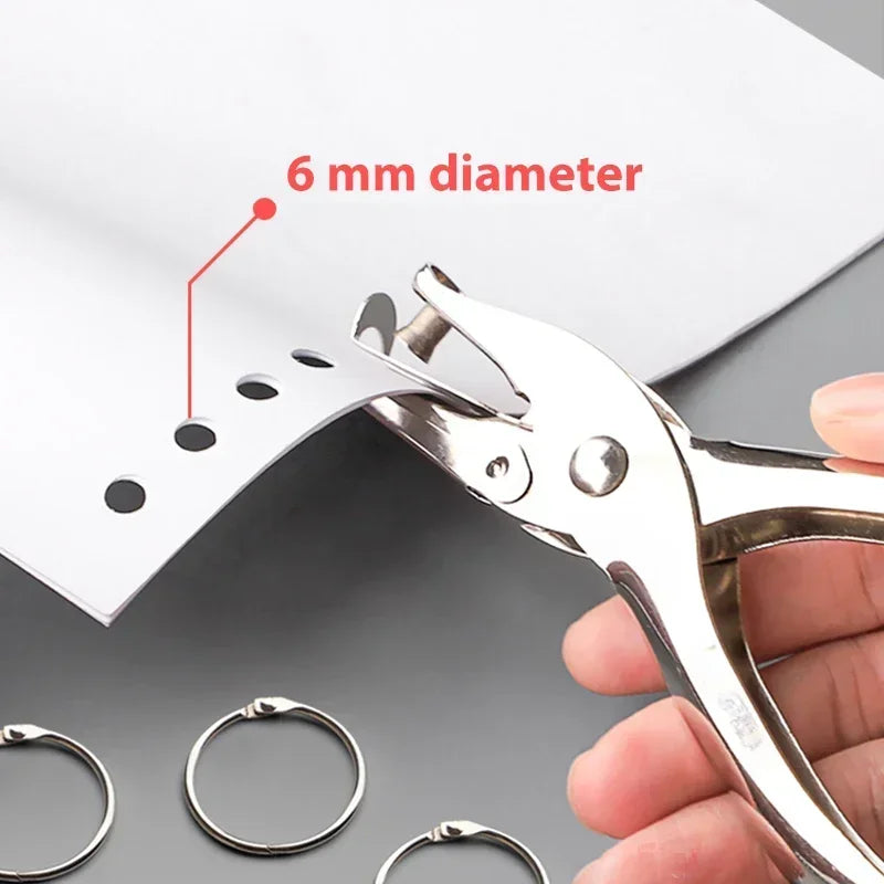 6mm Single Hole Punch – Paper Cutter Tool for Scrapbooking and Office