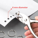 6mm Single Hole Punch – Paper Cutter Tool for Scrapbooking and Office