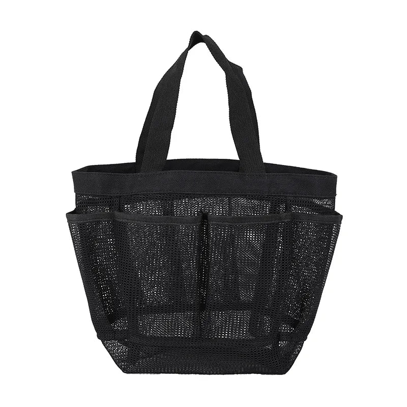 Oversized Mesh Beach Tote – 8 Pockets for Swimming Pool and Outdoor Travel