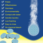 Effervescent Glass Cleaner Tablets – Concentrated Windshield Wash for Car Care