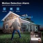 WiFi PTZ Security Camera – HD Color Night Vision for Outdoor Surveillance