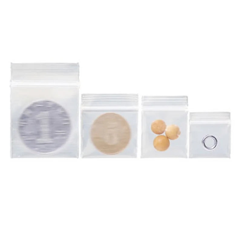 Clear Zip Lock Pouches – Resealable Plastic Bags for Jewelry Packaging